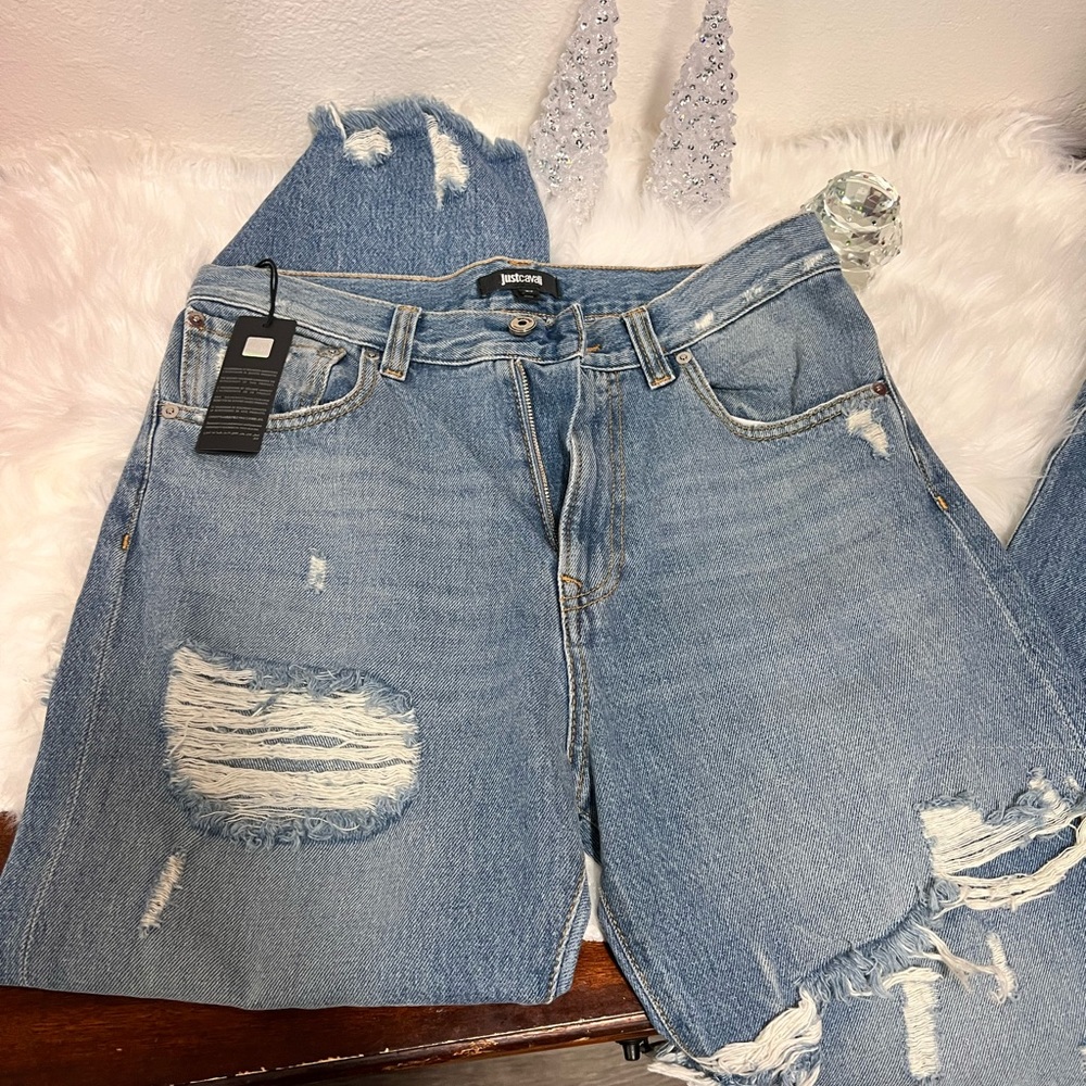 CLEARANCE ✨❤️just today 🔥Just Cavalli
mid-rise straight-leg jeans - Picture 5 of 16